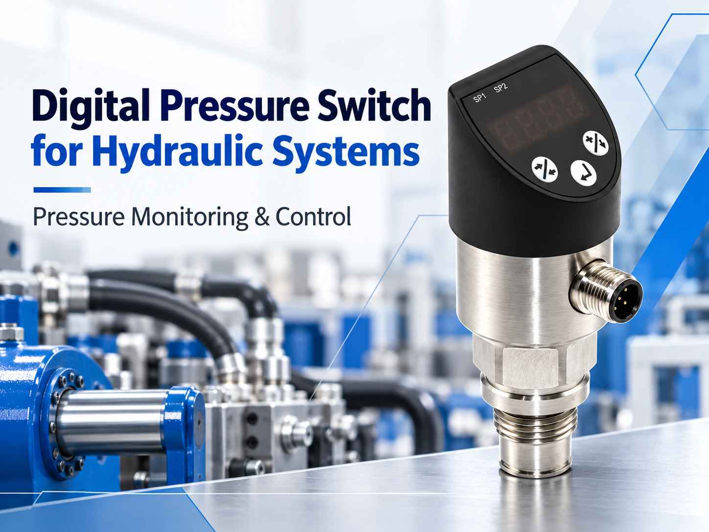 Digital Pressure Switch for Hydraulic Systems: Pressure Monitoring & Control